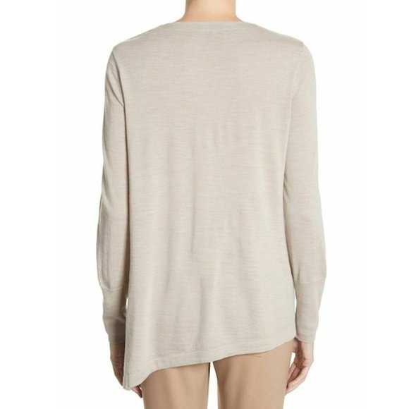 Lafayette 148 Cowl-Neck Merino Wool Sweater - Picture 2 of 6